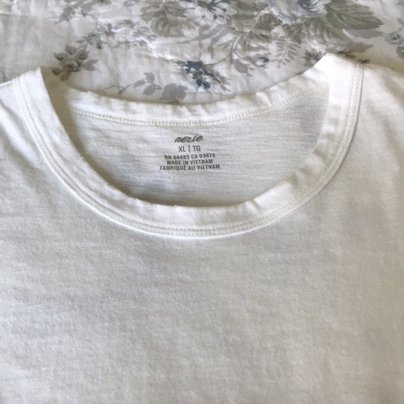 Aerie X large distressed crop tee - Picture 2 of 2